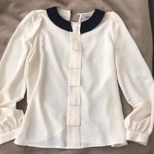 ASOS cream blouse